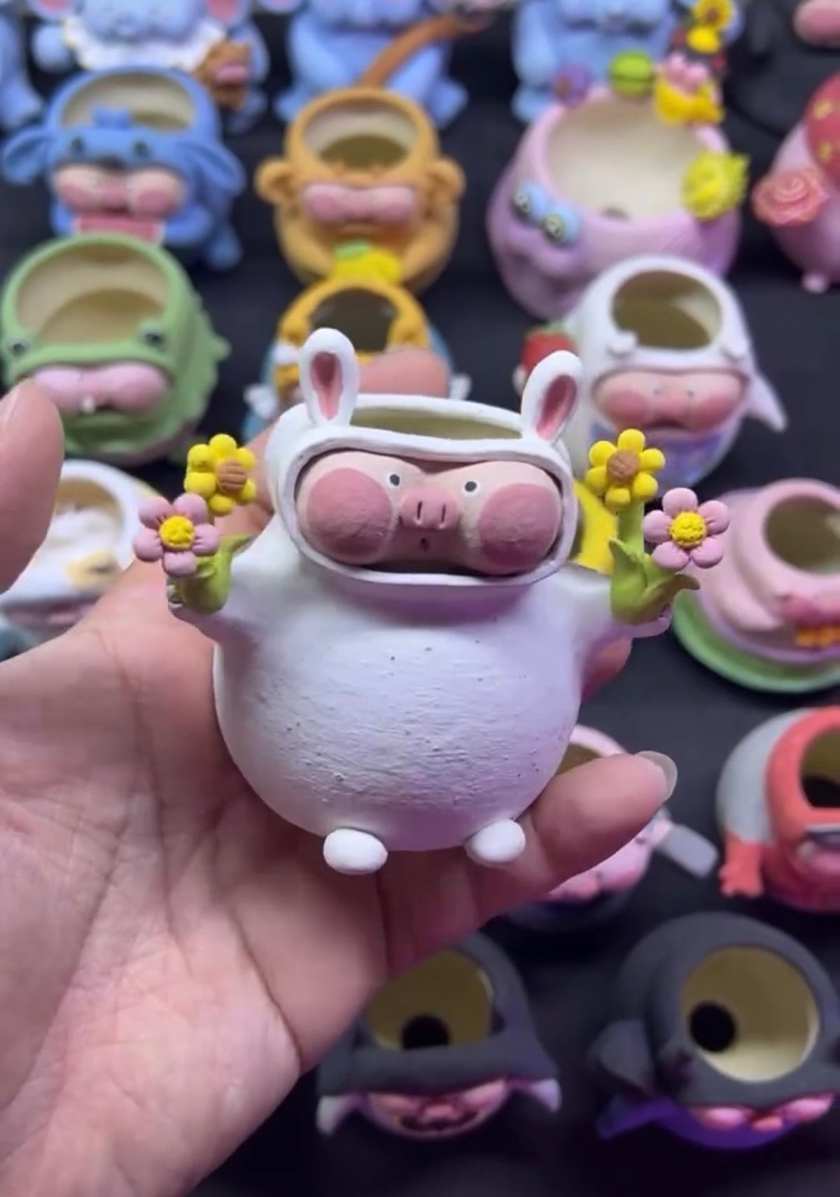 3 piggy pots for Diana